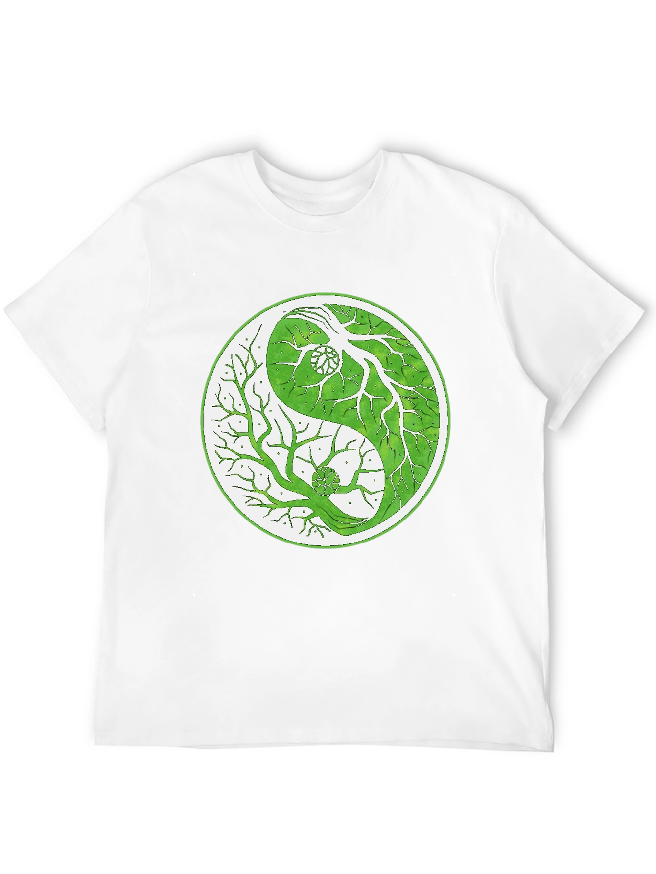 Yin Yang Tree T-Shirt - Balance & Nature