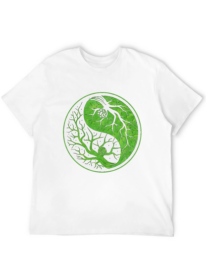 Yin Yang Tree T-Shirt - Balance & Nature