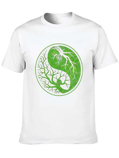 Yin Yang Tree T-Shirt - Balance & Nature