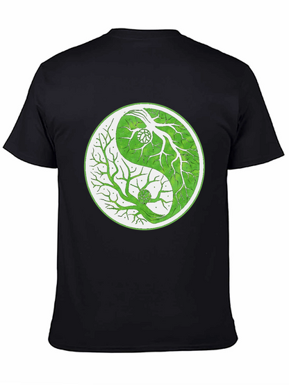 Yin Yang Tree T-Shirt - Balance & Nature