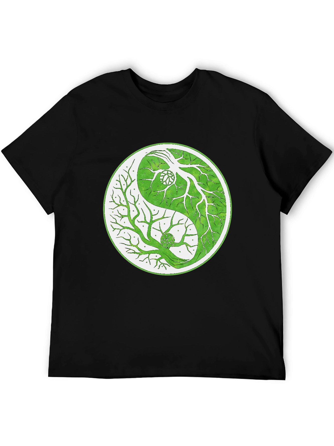 Yin Yang Tree T-Shirt - Balance & Nature