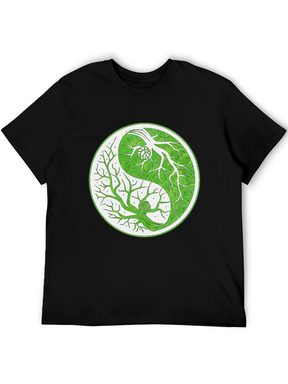 Yin Yang Tree T-Shirt - Balance & Nature