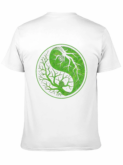 Yin Yang Tree T-Shirt - Balance & Nature