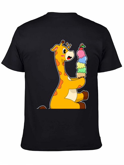 Giraffe Ice Cream Lover T-Shirt