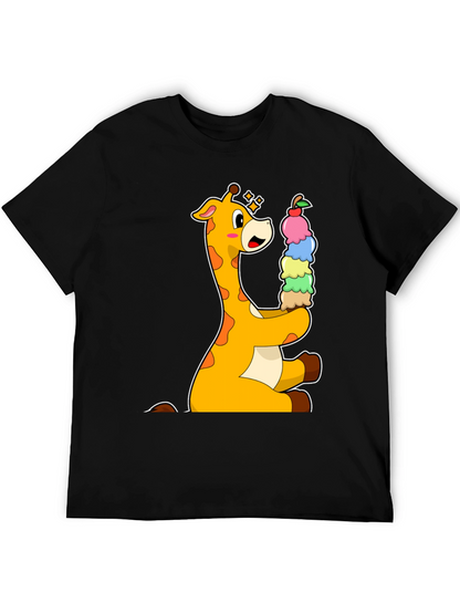 Giraffe Ice Cream Lover T-Shirt