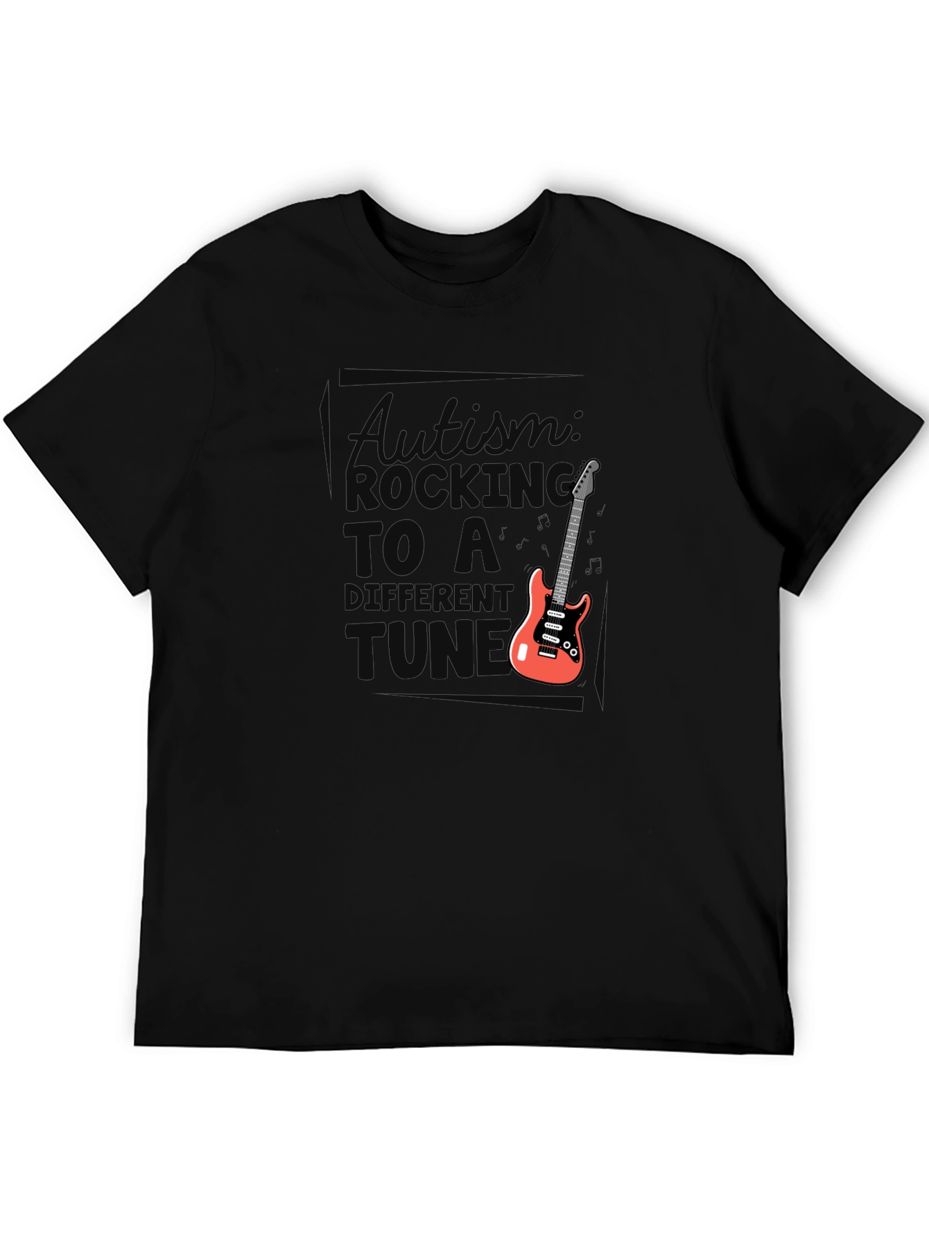 Autism Awareness Rocking to a Different Tune T-Shirt
