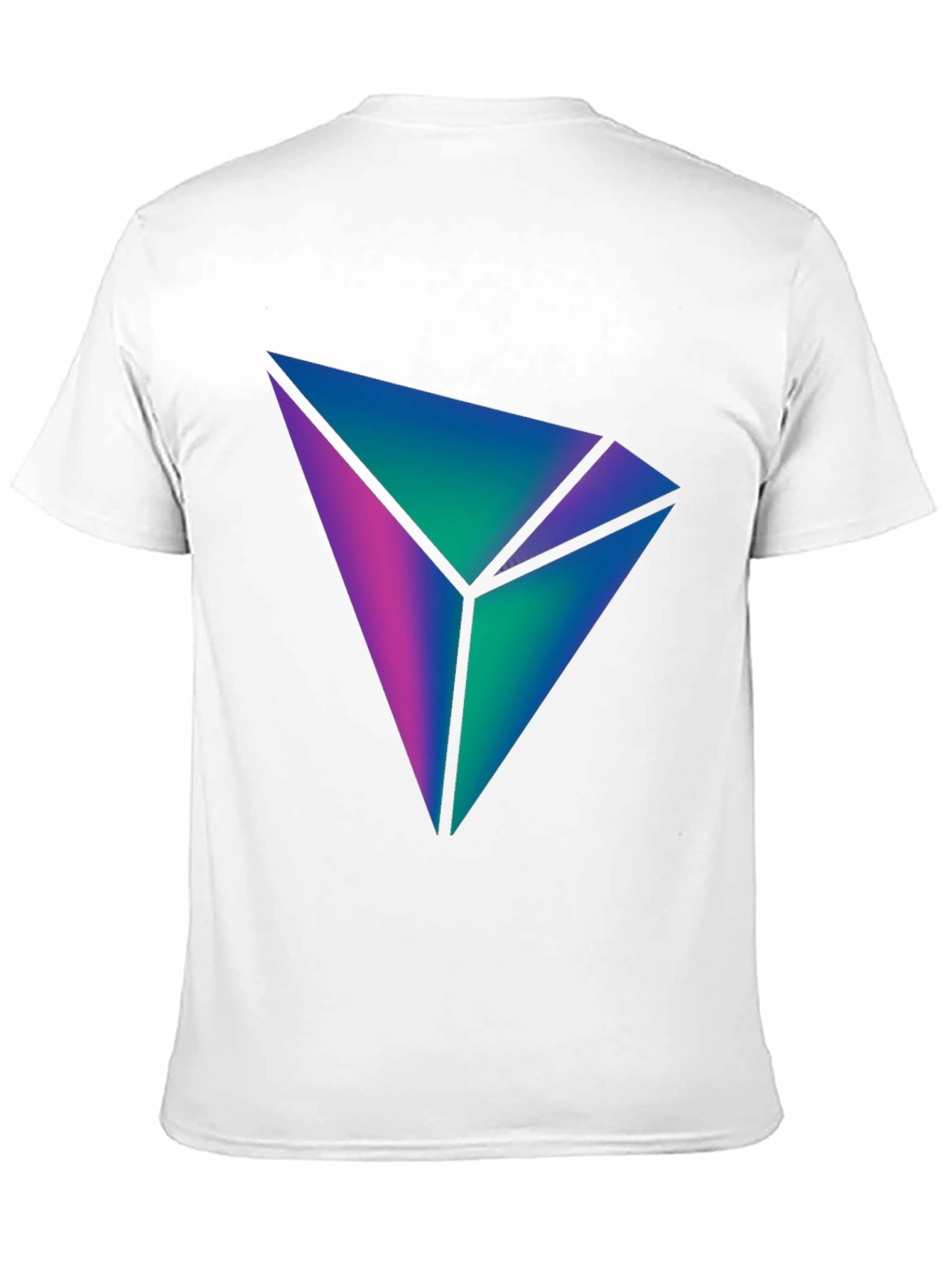Abstract Geometric Tee - Black Stylish Graphic T-Shirt