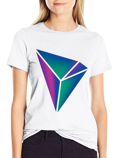 Abstract Geometric Tee - Black Stylish Graphic T-Shirt