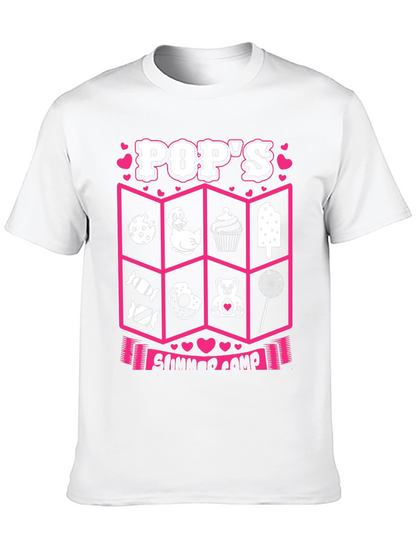 Pops Summer Camp Black T-Shirt