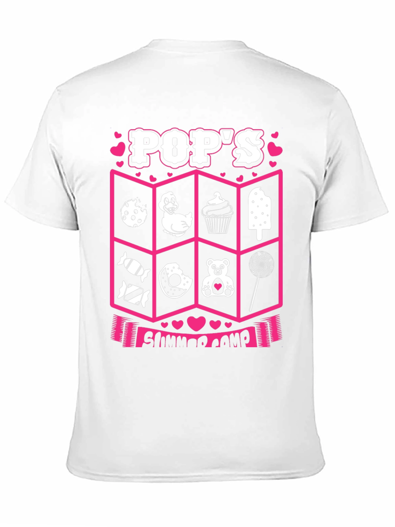 Pops Summer Camp Black T-Shirt