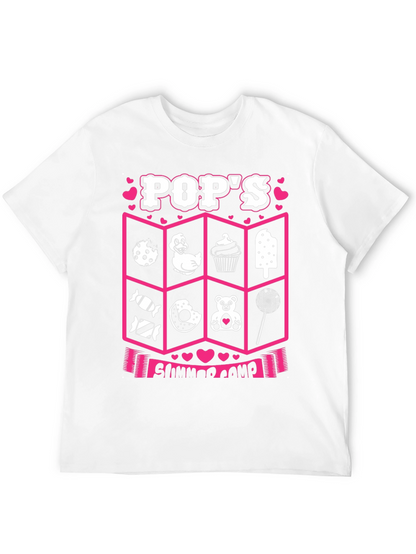 Pops Summer Camp Black T-Shirt