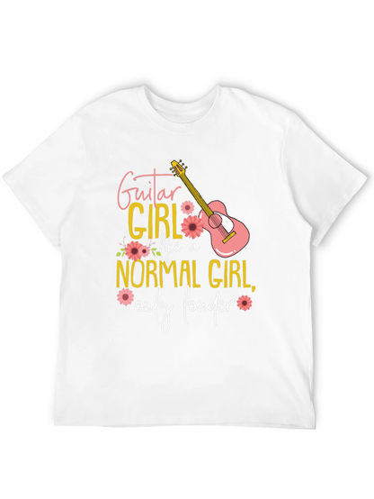 Guitar Girl T-Shirt: Normal Girl Only Louder!