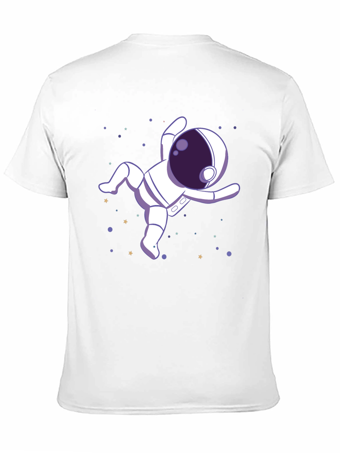 Astronaut in Space Graphic Tee - Black