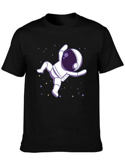 Astronaut in Space Graphic Tee - Black