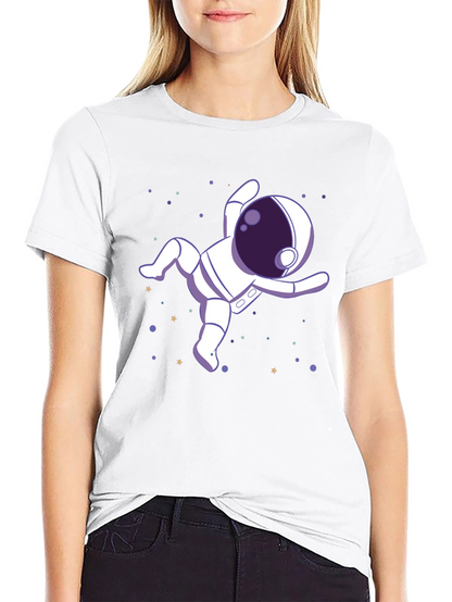 Astronaut in Space Graphic Tee - Black