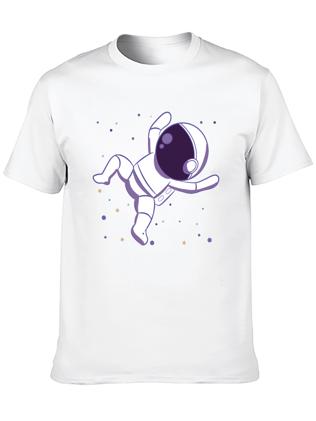 Astronaut in Space Graphic Tee - Black