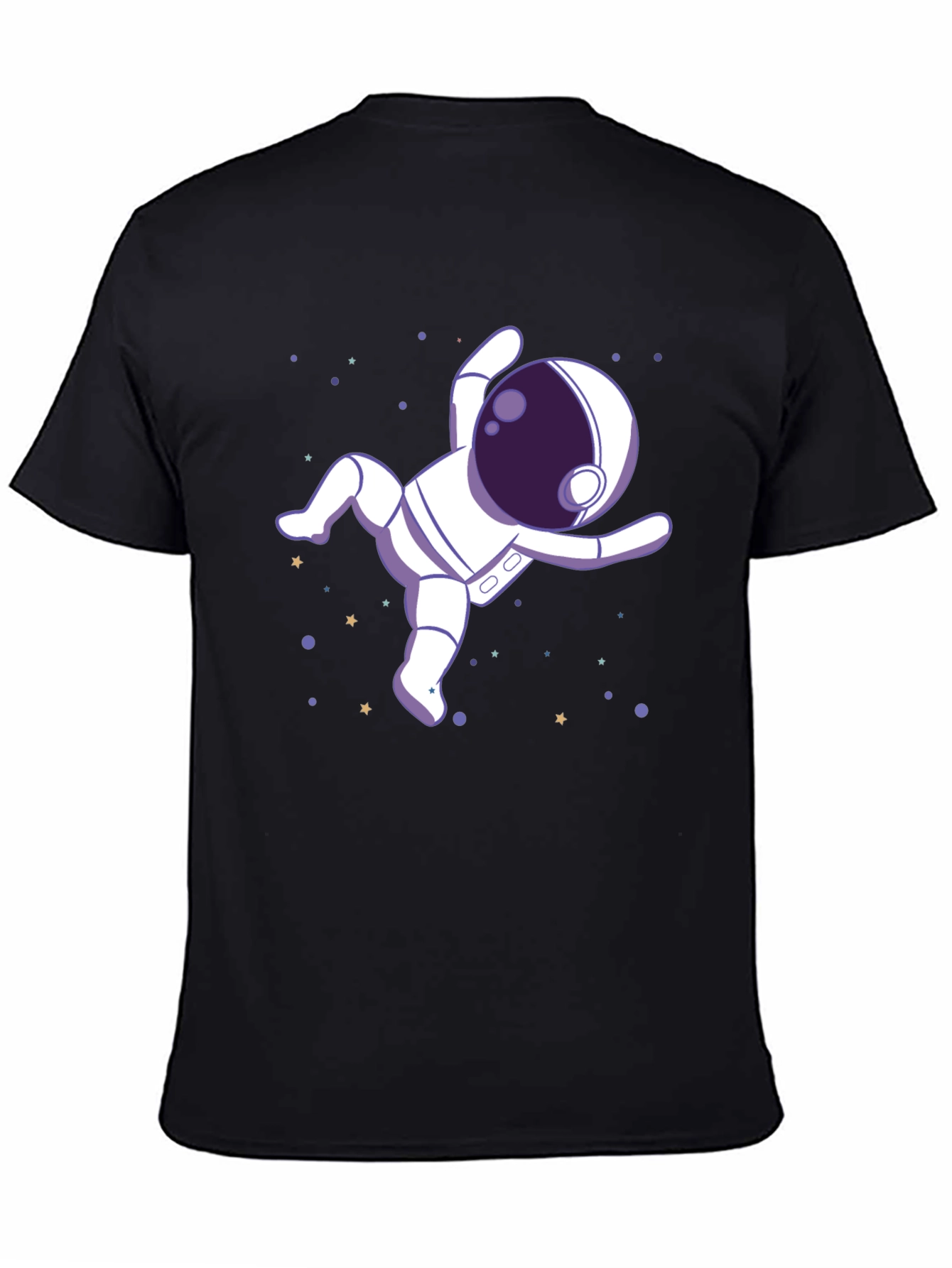 Astronaut in Space Graphic Tee - Black