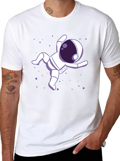 Astronaut in Space Graphic Tee - Black