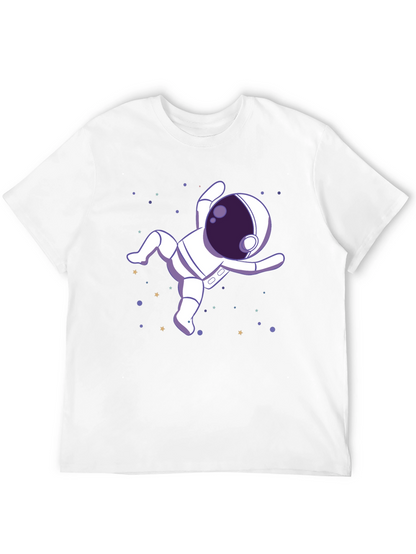 Astronaut in Space Graphic Tee - Black