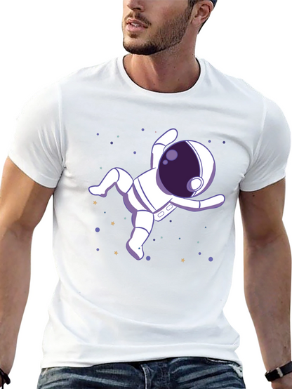 Astronaut in Space Graphic Tee - Black