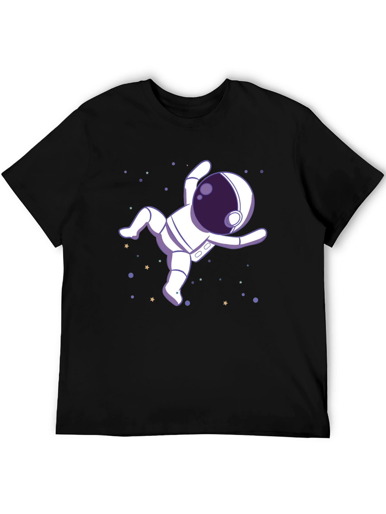 Astronaut in Space Graphic Tee - Black