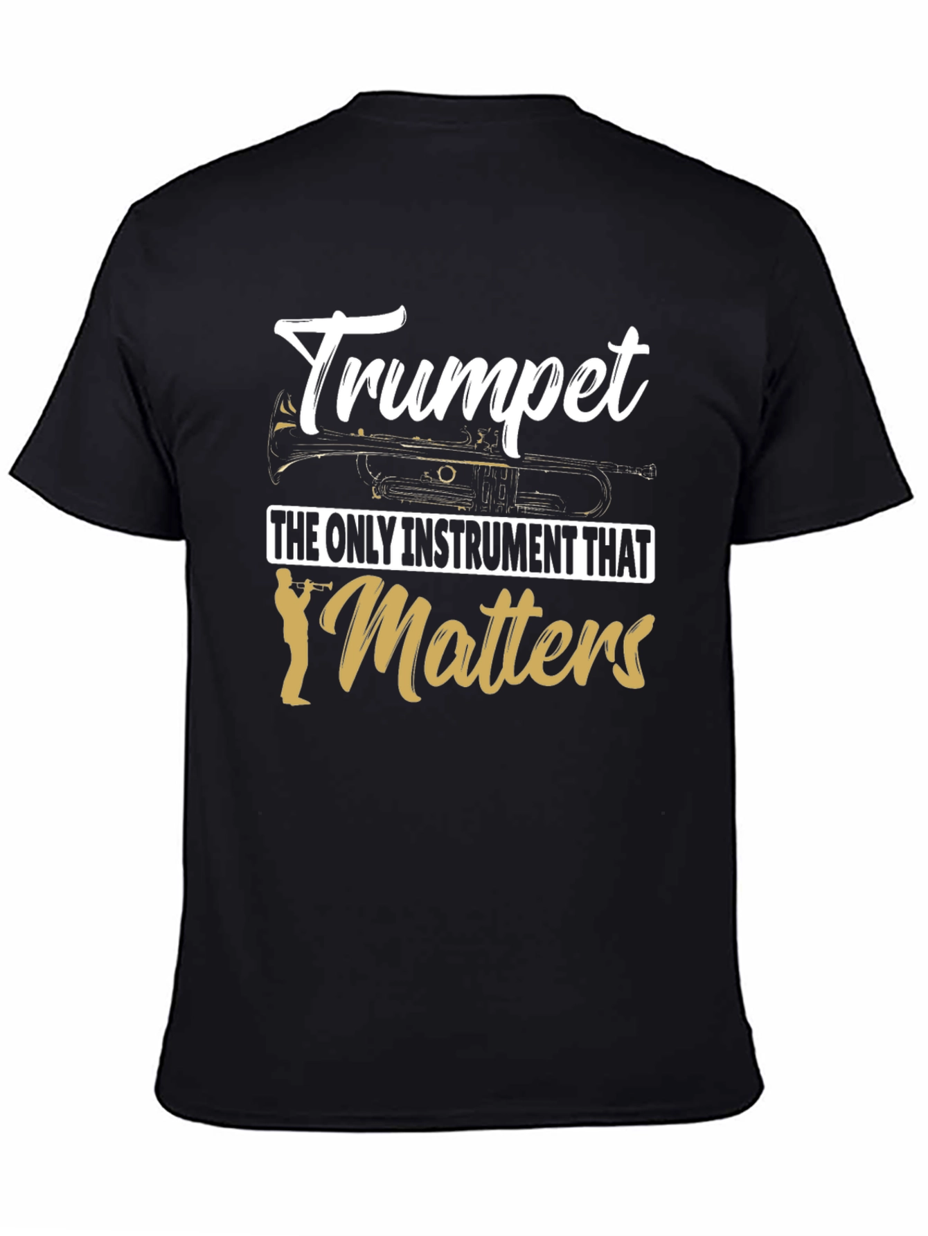 Trumpet Instrument Graphic Tee for Musicians