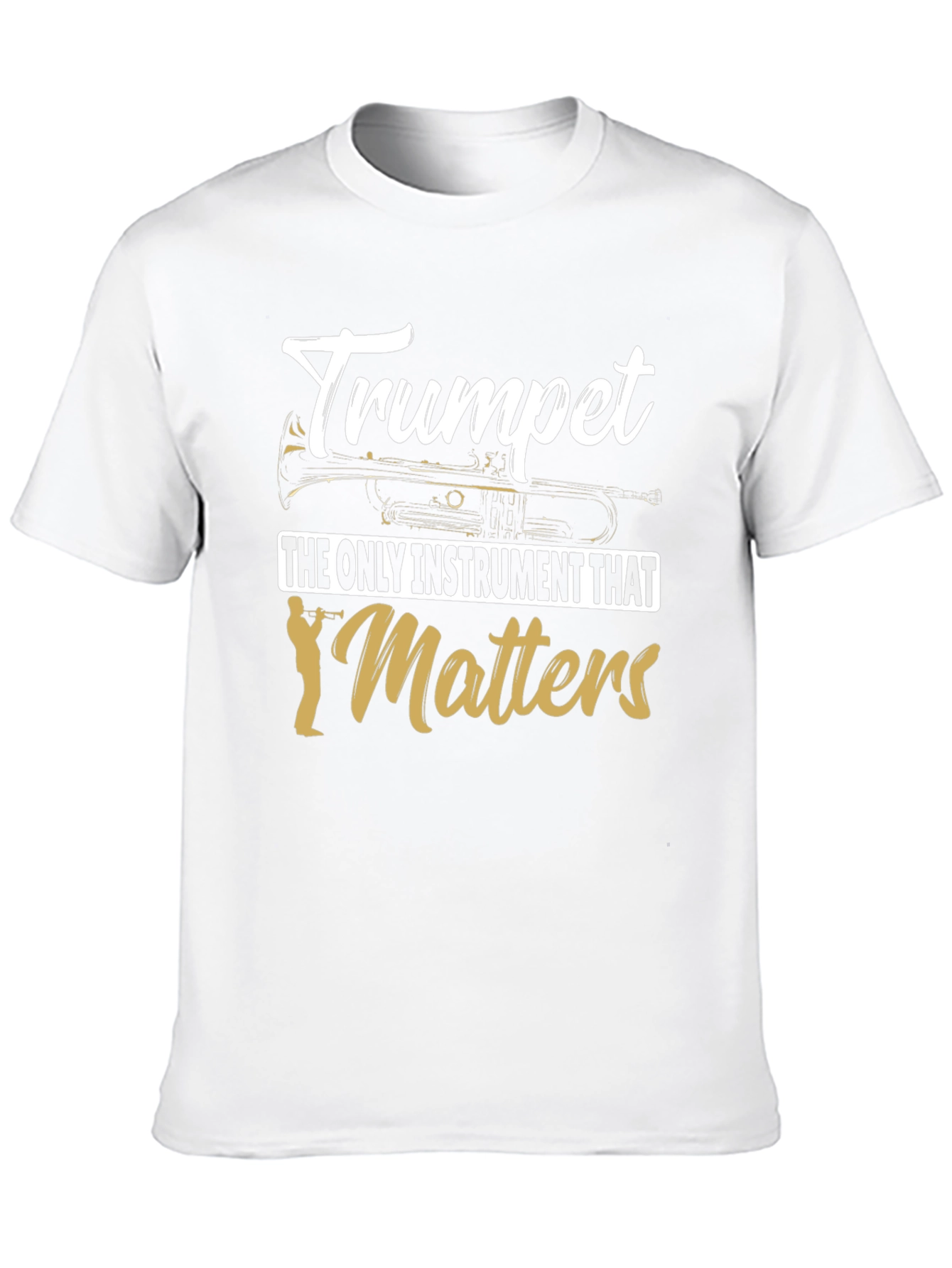 Trumpet Instrument Graphic Tee for Musicians