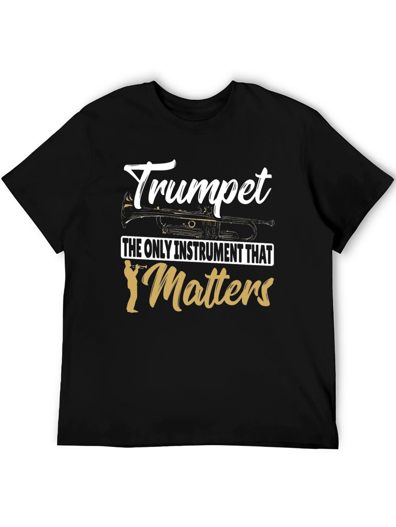 Trumpet Instrument Graphic Tee for Musicians