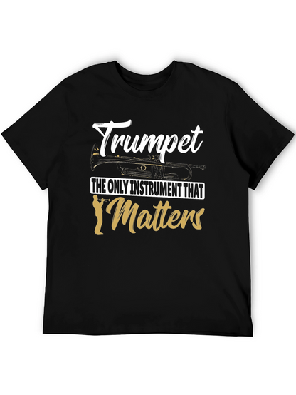 Trumpet Instrument Graphic Tee for Musicians