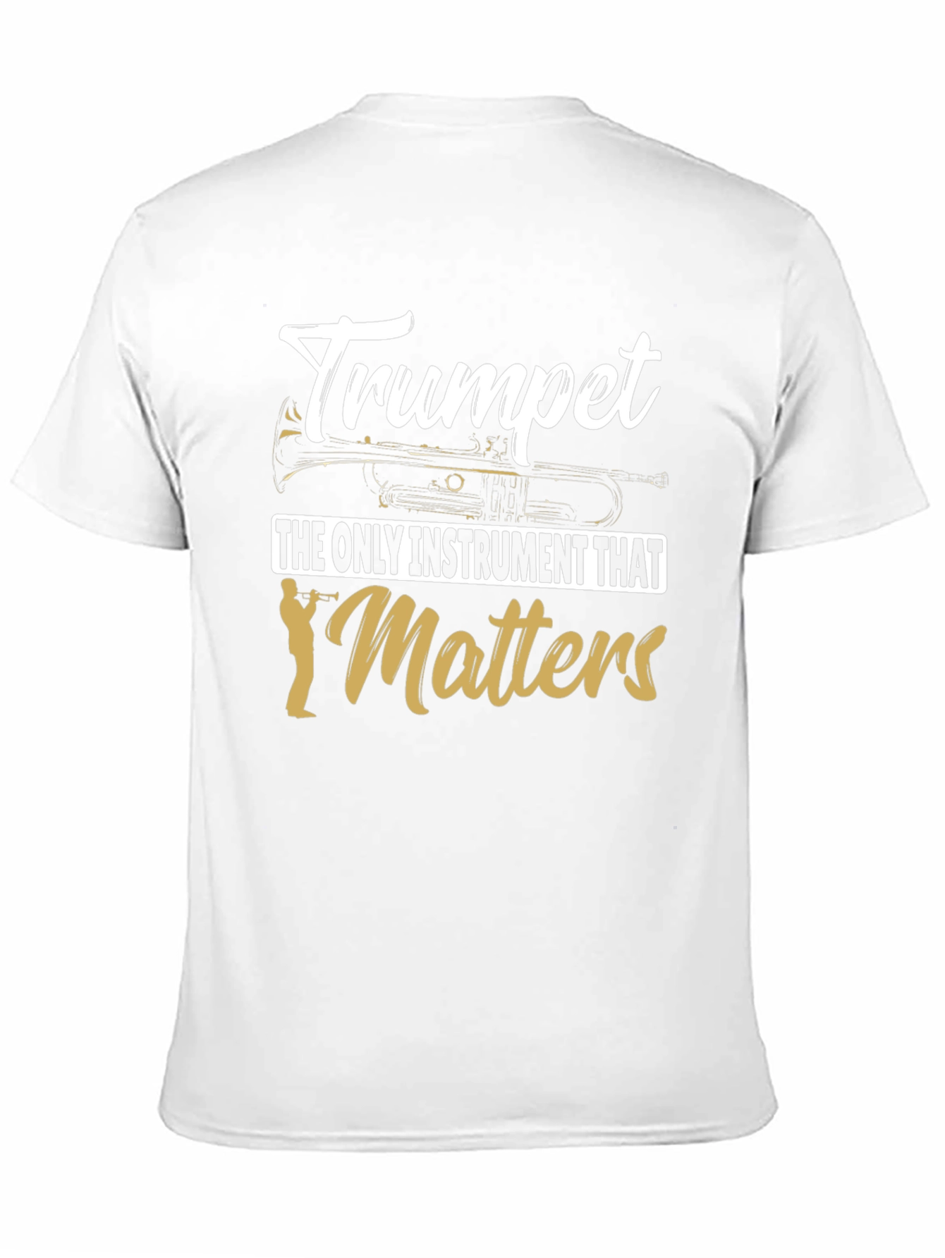 Trumpet Instrument Graphic Tee for Musicians