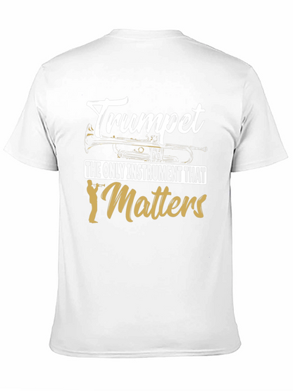 Trumpet Instrument Graphic Tee for Musicians