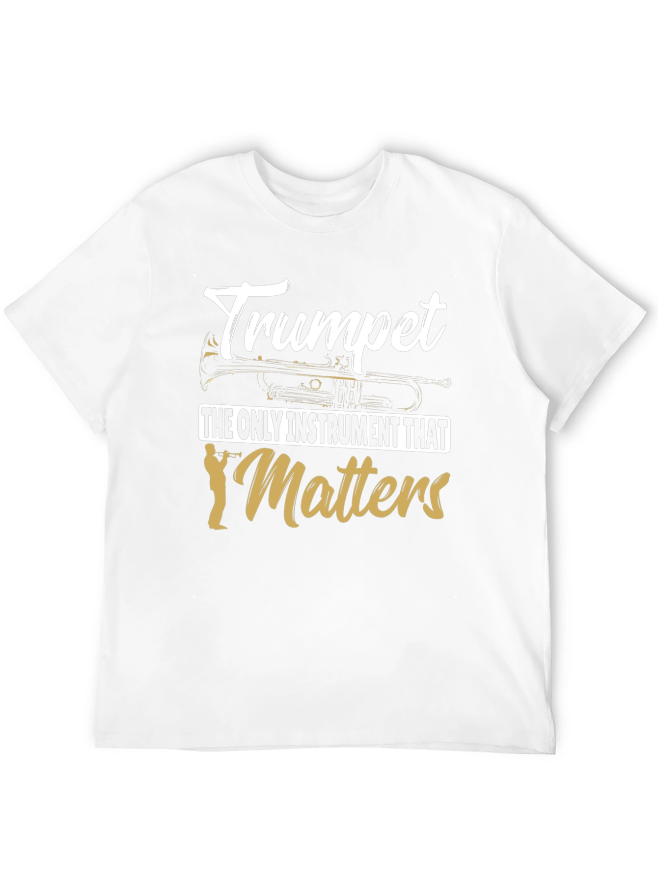 Trumpet Instrument Graphic Tee for Musicians