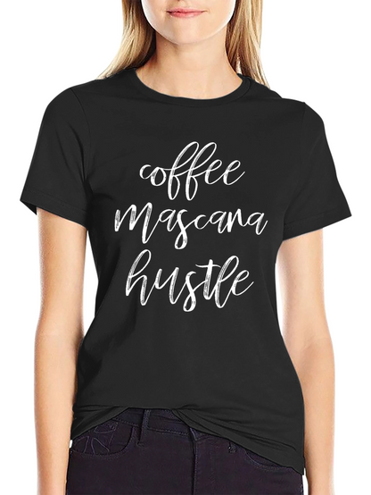 Coffee Mascara Hustle Graphic Tee