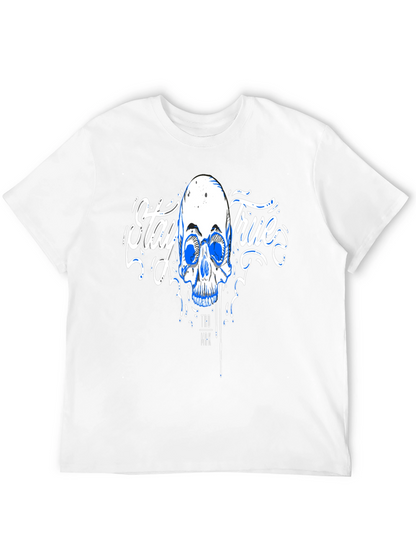 Stay True Skull Graphic Tee - Black