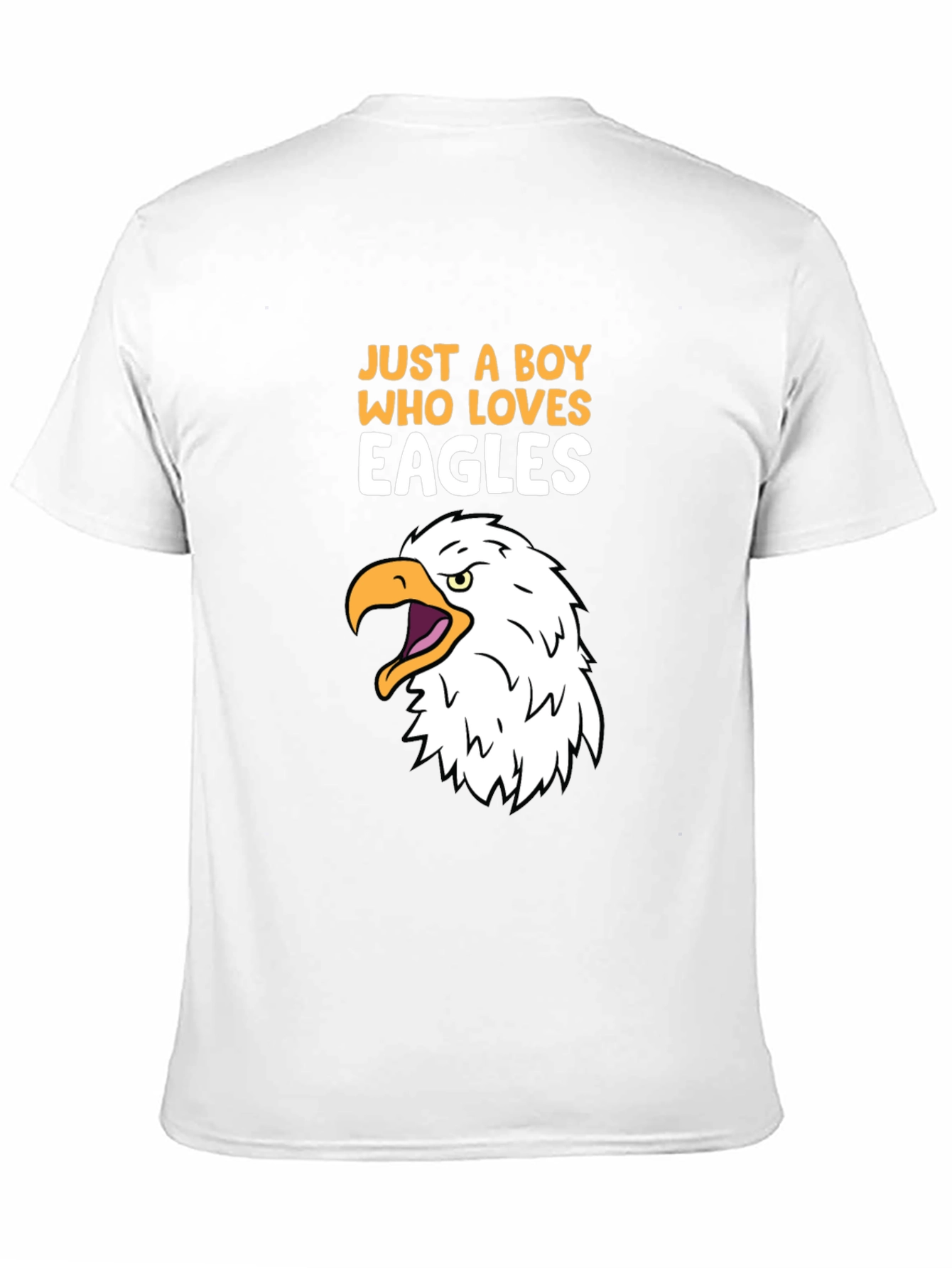 Just A Boy Who Loves Eagles Graphic Tee