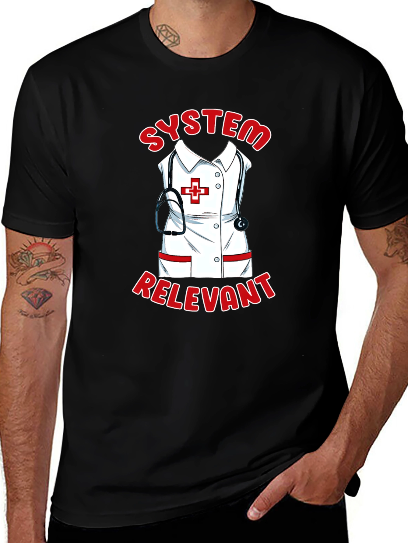 System Relevant Nurse Graphic Tee