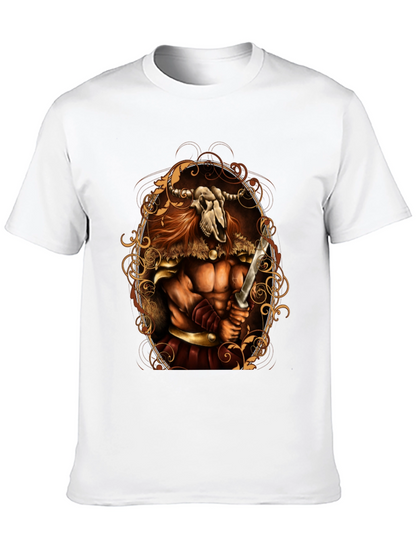 Viking Skull Warrior Graphic Tee