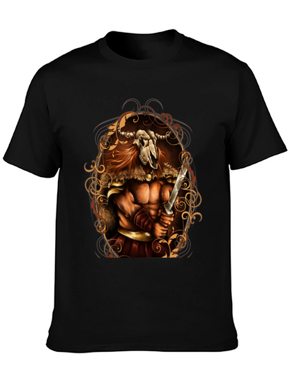 Viking Skull Warrior Graphic Tee