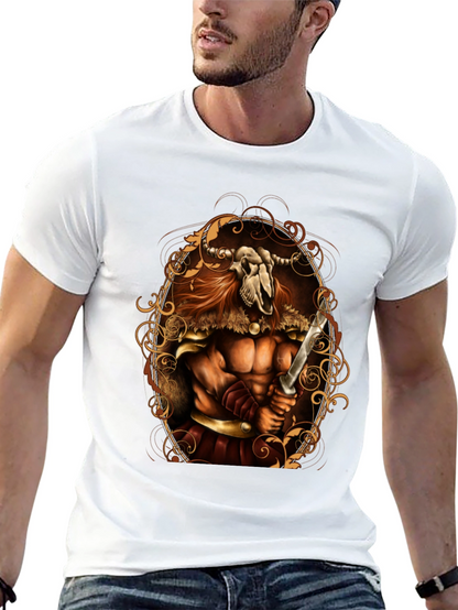 Viking Skull Warrior Graphic Tee