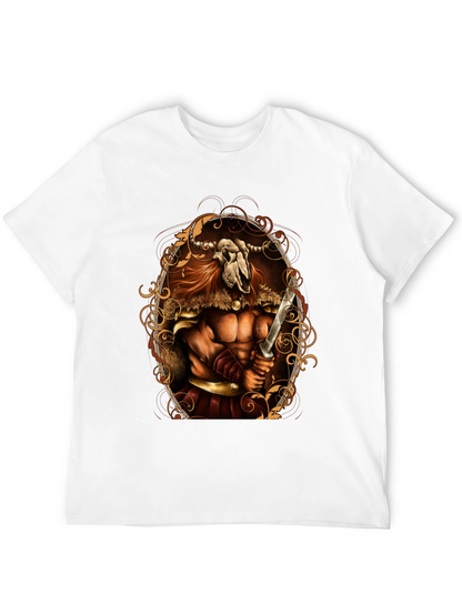 Viking Skull Warrior Graphic Tee