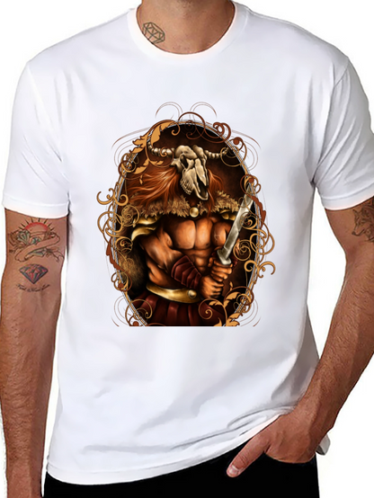 Viking Skull Warrior Graphic Tee