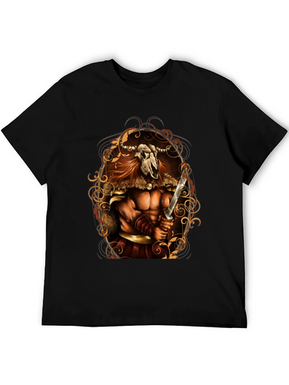 Viking Skull Warrior Graphic Tee