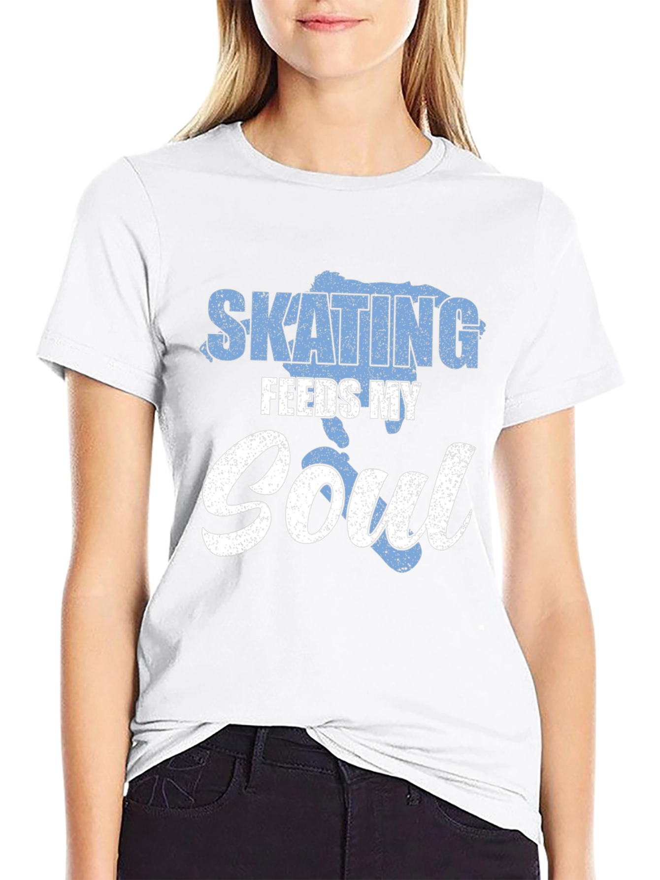 Skating Feeds My Soul Graphic T-Shirt