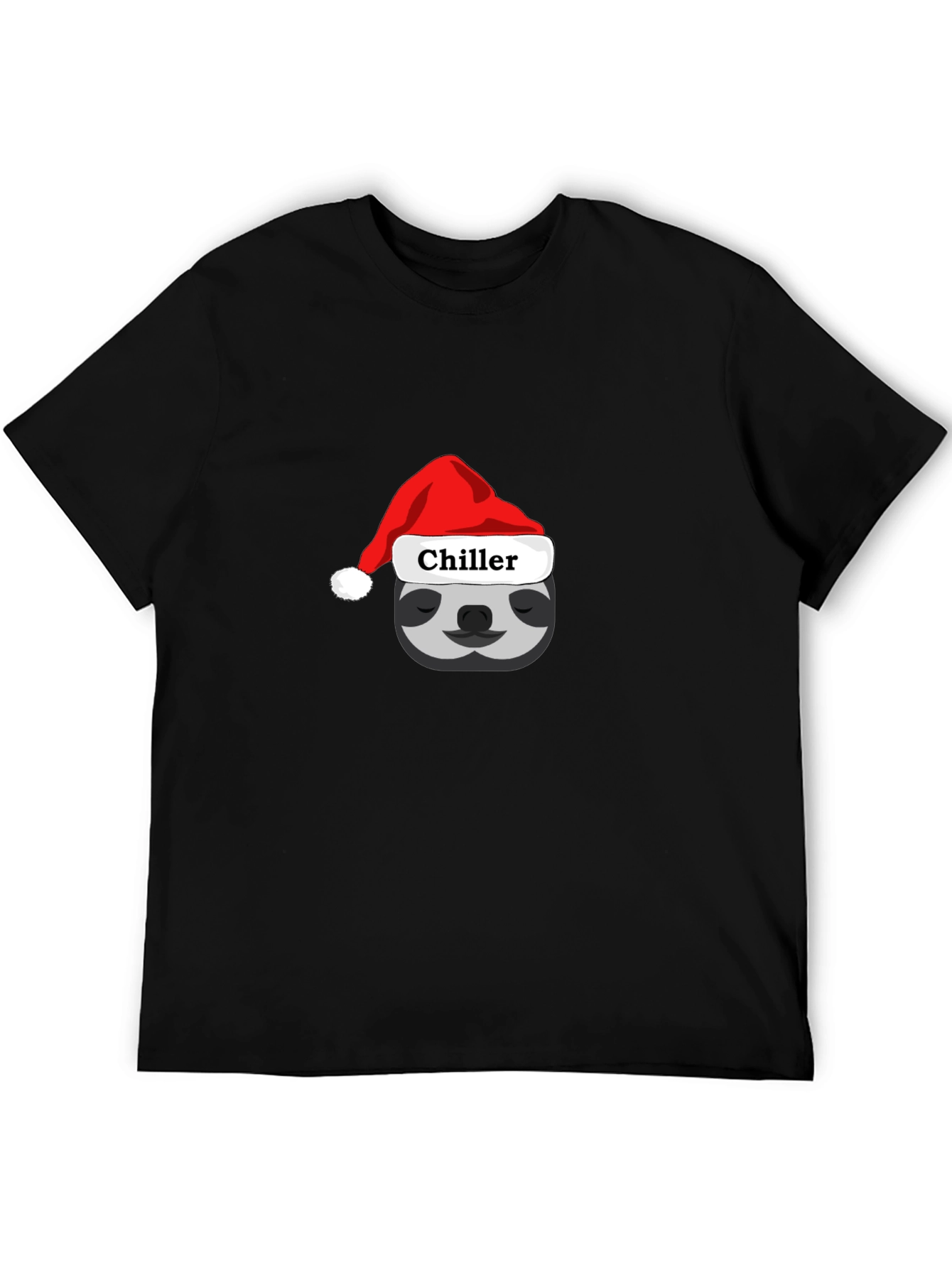 Chiller Sloth Santa Hat T-Shirt