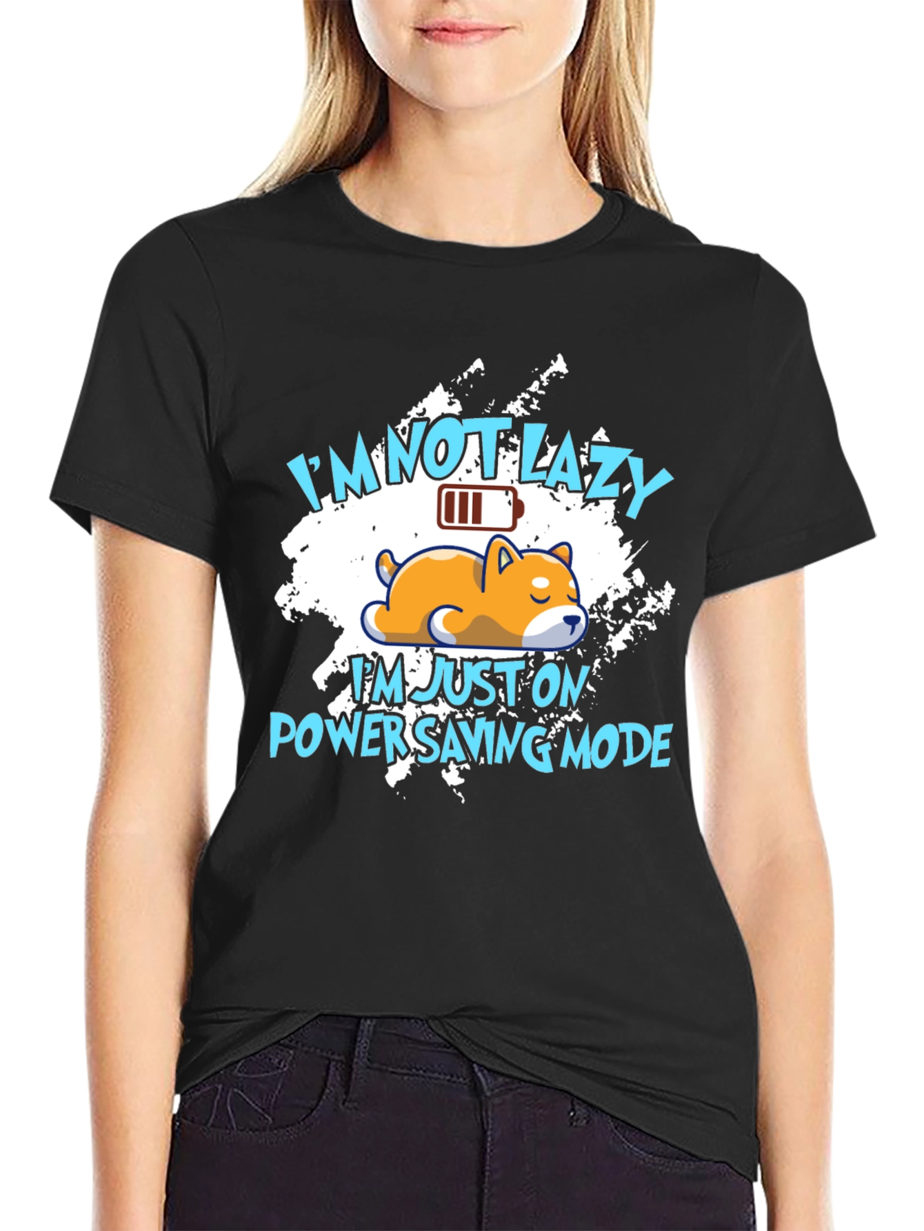 Funny Im Not Lazy Graphic Tee