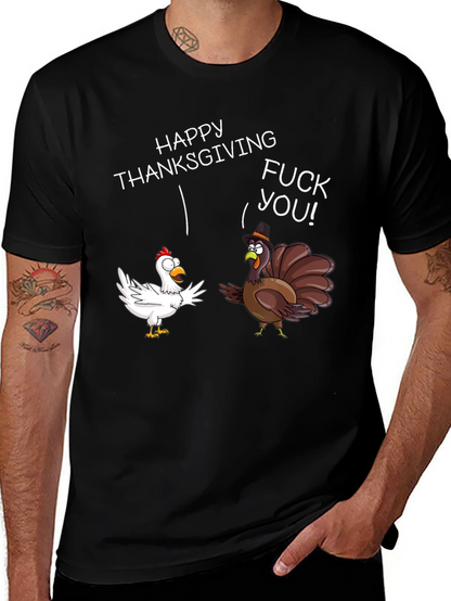 Happy Thanksgiving - Graphic T-Shirt