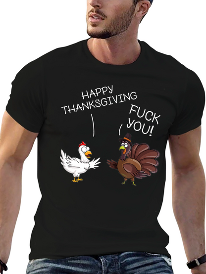 Happy Thanksgiving - Graphic T-Shirt