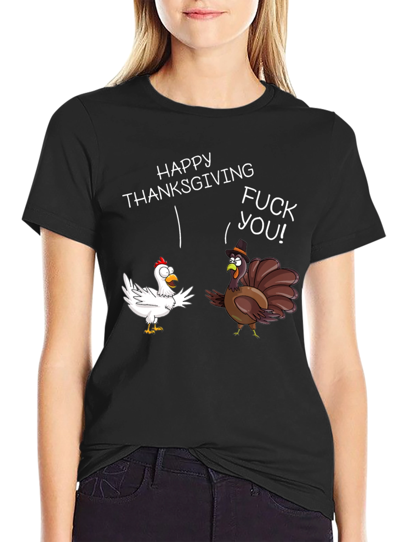 Happy Thanksgiving - Graphic T-Shirt