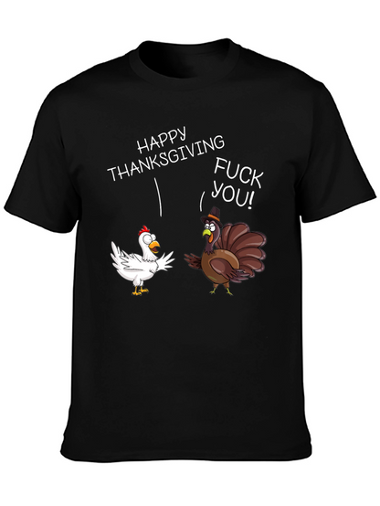 Happy Thanksgiving - Graphic T-Shirt