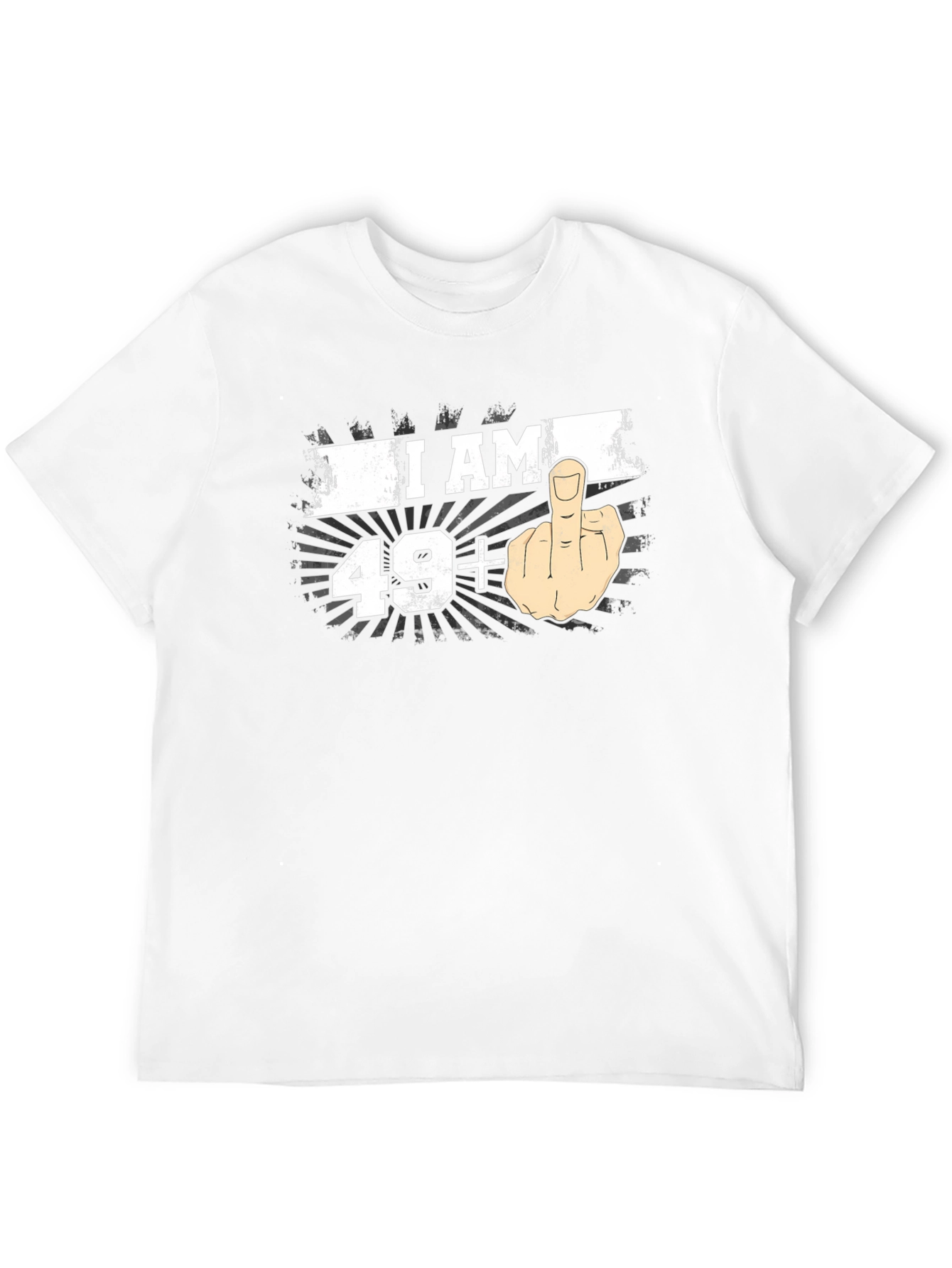 I AM 49+ Middle Finger T-Shirt